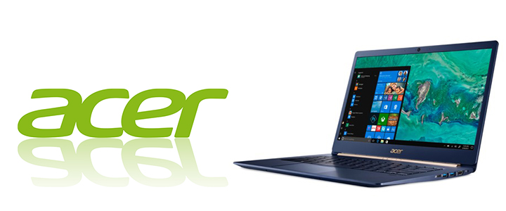 Лаптоп Acer Swift 5 SF514-52T-840G, Blue, 14.0, Intel Core i7-8550U, 256GB SSD, NX.GTMEX.008