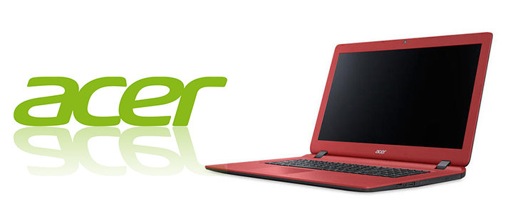 Лаптоп Acer Aspire ES1-732-P2L4/17.3 HD+/Intel Pentium Quad Core N4200/1x4GB/1000GB /Intel HD/LINUX, Черен/Червен, NX.GH5EX.002
