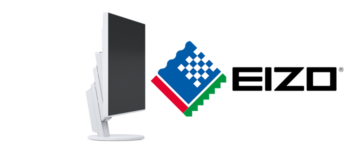 Монитор EIZO FlexScan EcoView Ultra-Slim EV2451-WT, IPS, 23.8 inch, Wide, Full HD, D-Sub, DVI-D, HDMI, DisplayPort, Бял, EIZO-EV2451-WT