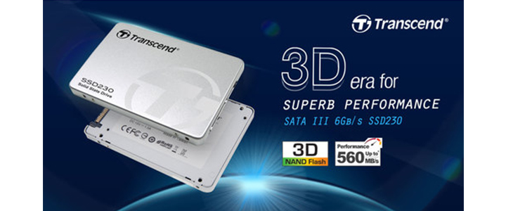 SSD диск Transcend 256GB, 2.5, SATA III, TS256GSSD230S 