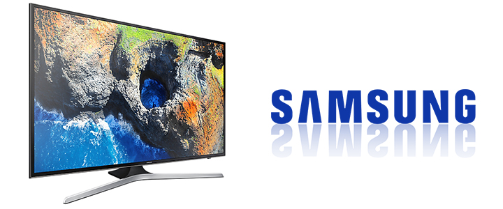 Телевизор Samsung 40 инча, 3840x2160, 1300 Hz, Черен, UE40MU6102KXXH