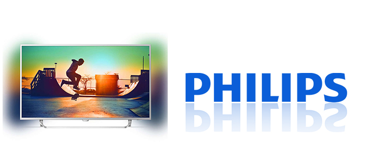 Телевизор Philips 55 инча, 3840x2160, LED, Сребрист, 55PUS6412/12