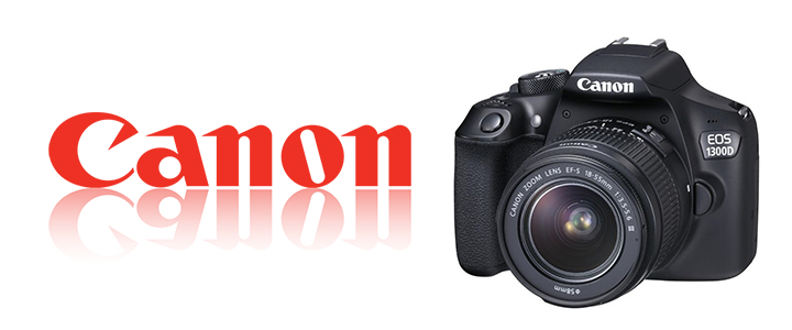 Огледално-рефлексен фотоапарат Canon EOS 1300D + EF-s 18-55 mm DC III + EF 75-300 mm f/4.0-5.6 III, AC1160C053AA_AC0033X090
