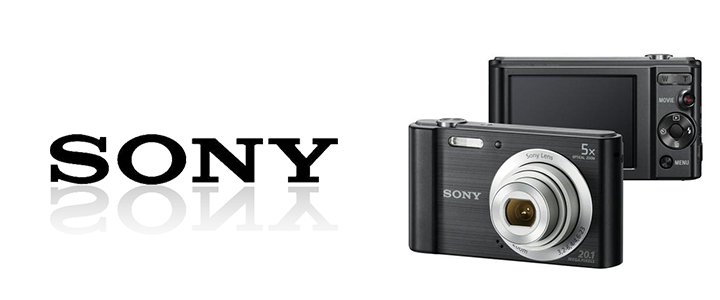 Цифров фотоапарат Sony Cyber Shot DSC-W800 black + Transcend 8GB micro SDHC UHS-I Premium (with adapter, Class 10), DSCW800B.CE3_TS8GUSDU1