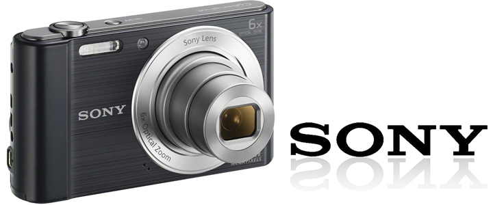 Цифров фотоапарат Sony Cyber Shot DSC-W810 black + Transcend 8GB micro SDHC UHS-I Premium (with adapter, Class 10), DSCW810B.CE3_TS8GUSDU1
