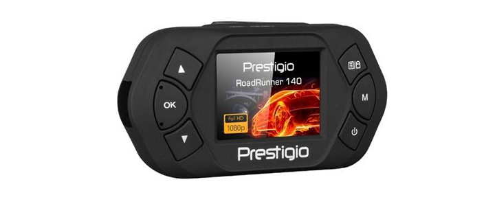 Камера за кола PRESTIGIO RoadRunner 140 (FHD 1920x1080@25fps, 1.5 inch screen, NT96223, 1 MP CMOS H42 image sensor, 12 MP camera, PCDVRR140