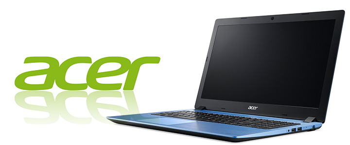 Лаптоп ACER A315-31-P91E, 15.6 инча, 4GB, 1TB, Intel Pentium N4200, Син