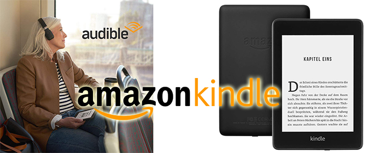 Електронен четец Kindle Paperwhite 2019, 8GB, 6 инча, водоустойчив, двойно място за съхранение, without special offers