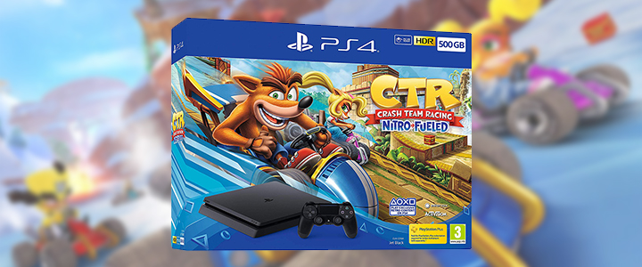 Конзола Crash Team Racing Nitro-Fueled 500GB PS4 Bundle (PS4)