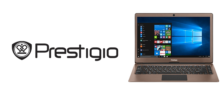 Лаптоп Prestigio SmartBook 133S, 13.3 (1920*1080) IPS (anti-Glare), Windows 10 Pro, up to 2.4GHz DC Intel Celeron N3350, 3GB, 32GB, PSB133S01ZFP_DB_BG