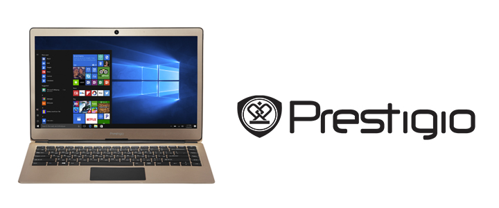 Лаптоп Prestigio SmartBook 133S, 13.3 (1920*1080) IPS (anti-Glare), Windows 10 Pro, up to 2.4GHz DC Intel Celeron N3350, 3GB, 32GB, PSB133S01ZFP_GG_BG