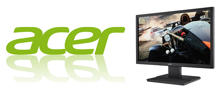 Монитор Acer V206HQLAb (LED) 50cm (19.5 инча) Wide 1600x900 60Hz 16:9 5ms 100M:1 ACM. Изгодни цени в Mallbg.