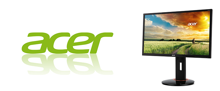 Вземи Монитор Acer Predator XB240Hbmjdpr (144Hz 1ms 3D), 24 инча Wide TN LED, Non glare, 350 cd/m2, 1920x1080 FullHD, 1ms, 100M:1 DCR, VGA, DVI, MHL, Display Port, 144Hz, Speakers, Height Adjustable, Pivot, Swivel с черен цвят. Пазарувай в Mallbg. Изгодни цени и бърза доставка.