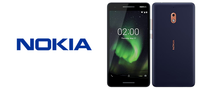 Смартфон NOKIA 2.1 DUAL NANO SIM 5.5 HD Cover Glass with anti-FP coating Integrated 4000 mAh battery СИН/ОРАНЖЕВ
