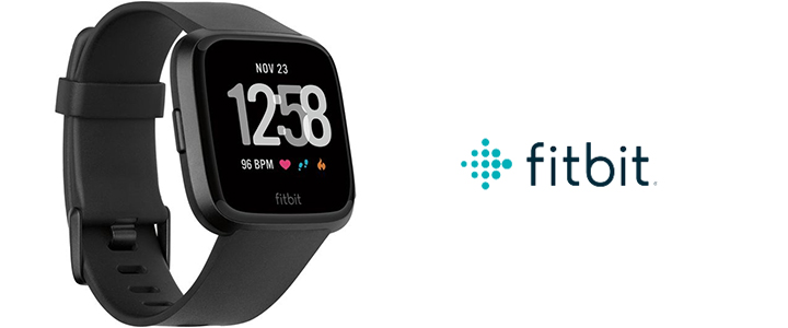 Смарт часовник Fitbit Versa NFC, Black Aluminu, FB505GMBK-EU