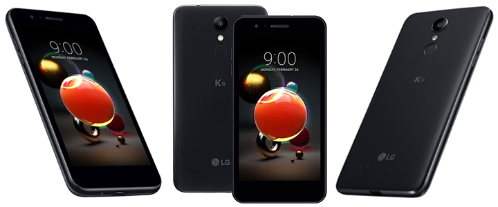 Смартфон LG K9 BLACK DS, 5-инчов HD екран, Dual SIM, 4-ядрен процесор Cortex-A7 GPU: Adreno 304, Li-Ion 2500mAh, 4G, Android Nougat, LMX210EMW