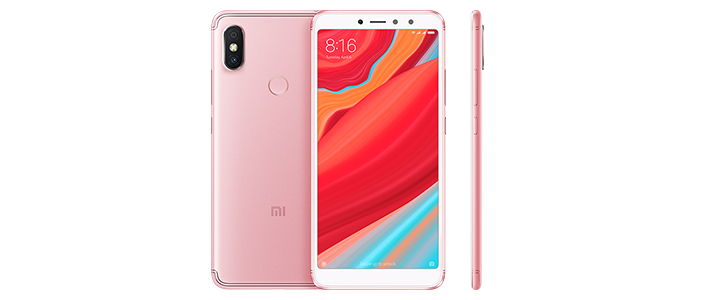 Смартфон Xiaomi Redmi S2, Dual SIM, 3/32GB, 5.99 инча, двойна задна камера 12+5MP и 16 MP предна камера, Rose Gold, MZB6175EU