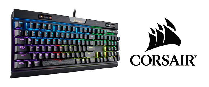 Геймърска клавиатура Corsair K70 RGB MK.2, метална основа, RGB подсветка, Cherry MX Red, Anti-Ghosting, черен, CH-9109010-NA