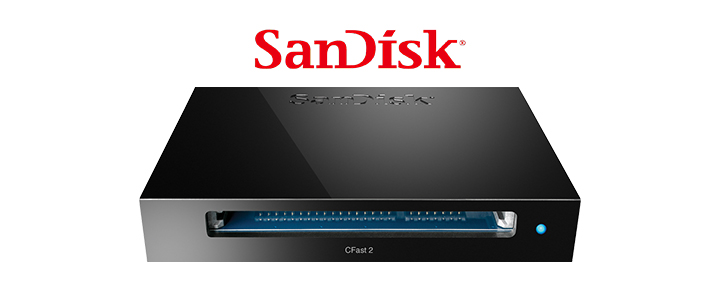 Четец за флаш карта SanDisk Extreme Pro, CFast 2.0, USB 3.0, скорост на четене: до 500 MB/s, черен, SDDR-299-G46