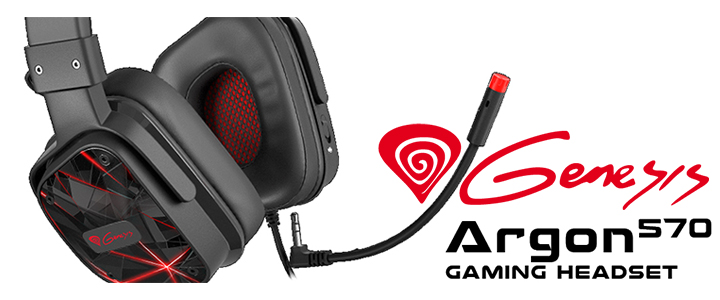 Геймърски слушалки Genesis Gaming Headset Argon 570 Stereo, NSG-0925