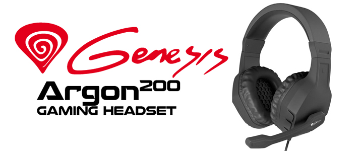 Слушалки с микрофон Genesis Gaming Headset Argon 200 Black Stereo, NSG-0902