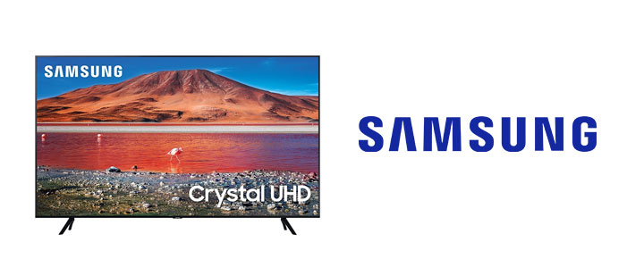 Телевизор Samsung 55TU7072, 55 инча Smart TV 4k UHD LED, 3840 x 2160, 2000 PQI, DVB-T2CS2, HDMI, USB, LAN, Wireless, Bluetooth