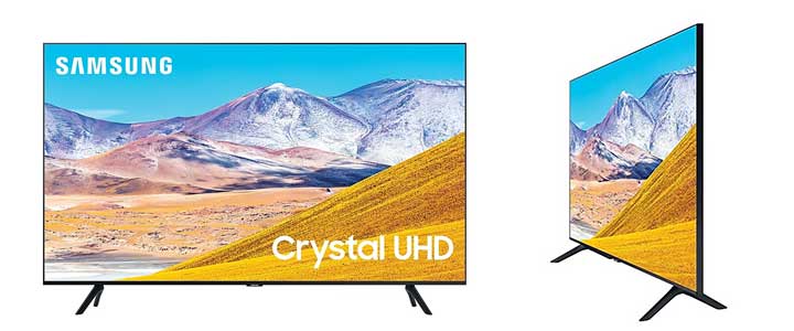 Телевизор Samsung 65TU8072, 65 инча 4K Crystal UHD LED, SMART, Dual LED, 2100 PQI, Mega Contrast, Bixby, AirPlay 2, DVB-T2CS2, UE65TU8072UXXH