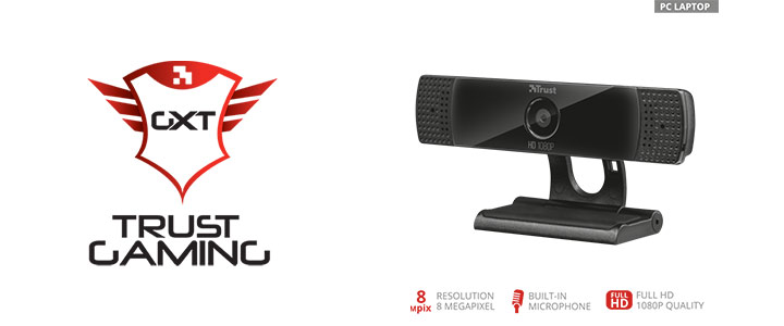 Камера TRUST GXT 1160 Vero Full HD 1080P Streaming Webcam, 22397