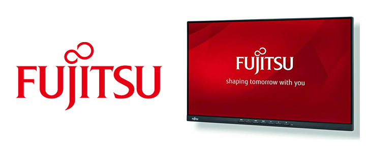 Тъч монитор FUJITSU DISPLAY E24-9 TOUCH EU E Line, 23.8 Инча FHD (1920 x 1080), LED, IPS, 5 ms, 16:9, DP, HDMI, VGA, USB, Черен, S26361-K1644-V160