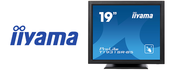 Тъч монитор IIYAMA T1931SR-B5, 19 Инча, 1280 x 1024, TN, LED, 5:4, 200 cd/m2, 1000 :1, 5 ms, VGA, HDMI, DP, USB, Черен, tech-13859