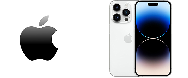 Смартфон APPLE iPhone 14 Pro Max, 6.7 инча OLED (2796 x 1290), Hexa-core, iOS 16, 6 GB, 128 GB, 48 MP + 12 MP + 12 MP / 12 MP, DS, Сребрист, MQ9Q3RX/A