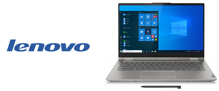 Лаптоп Lenovo ThinkBook 14s Yoga G3, Intel Core i7-1355U, 14 инча FHD, Touch, 16 GB DDR4, 512 GB SSD, Intel Iris Xe, Win 11 Pro, Сив, 21JG000DBM