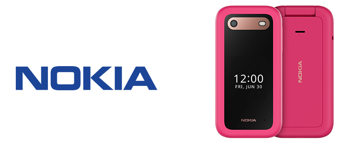 Мобилен телефон NOKIA 2660 FLIP POP PINK, 2.8 инча (240 x 320), 48 MB, 128 MB, 0.3 MP, Dual SIM, MicroSD, Bluetooth 4.2, Розов