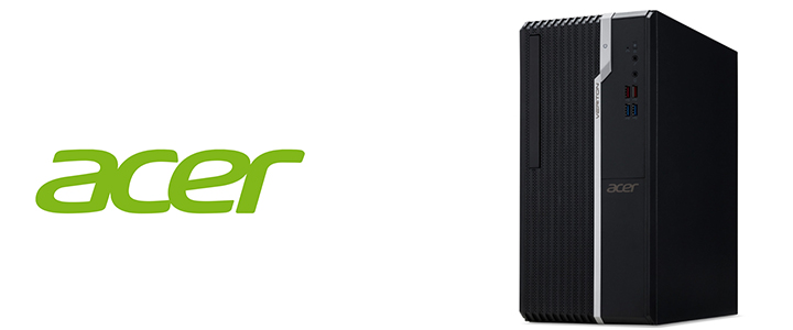 Настолен компютър ACER PC Veriton S2690G, Intel Core i3-12100, 8 GB DDR4, 512 GB SSD, Intel UHD Graphics, Nо OS, Черен, DT.VWMEX.01A
