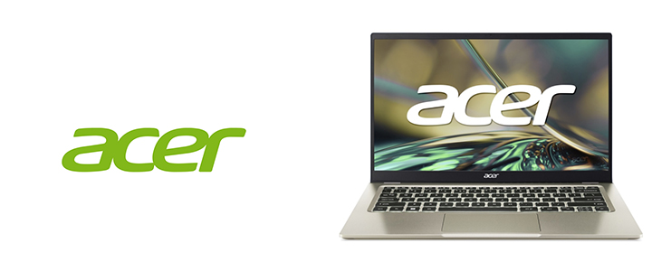 Лаптоп Acer Swift 3, SF314-512-55KB, Intel Core i5-1240P, 14 инча FHD IPS, 8 GB LPDDR4, 512 GB SSD, Intel UHD, Linux, Златист, NX.K7NEX.00A