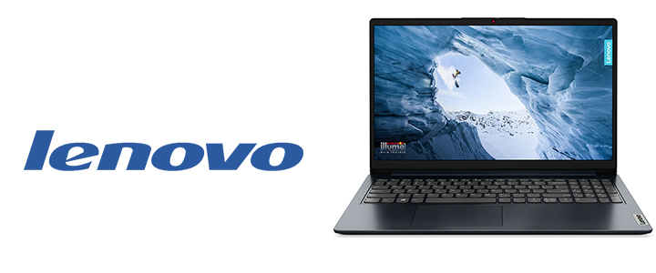 Лаптоп LENOVO IP1 15IJLZ / 82LX005JBM, Intel Pentium Silver N6000, 15.6 инча FHD, 8 GB DDR4, 256 GB SSD, Intel UHD Graphics, Free DOS, Сив
