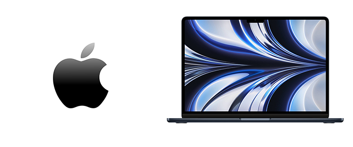 Лаптоп Apple MacBook Air, 13.6 инча (2560 x 1664), Apple M2 (8-core), 8 GB LPDDR4X, 256 GB SSD, 8-core GPU, macOS, Сив, MLY33ZE/A