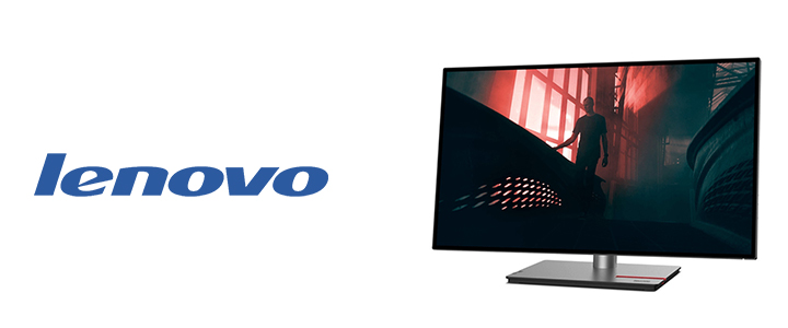 Монитор Lenovo ThinkVision P27h-30, 27 инча 2K QHD, 2560 x 1440, IPS, 1000:1, 4 ms, 16:9, HDMI, DP, USB-C, Черен / Сив, 63A1GAT1EU