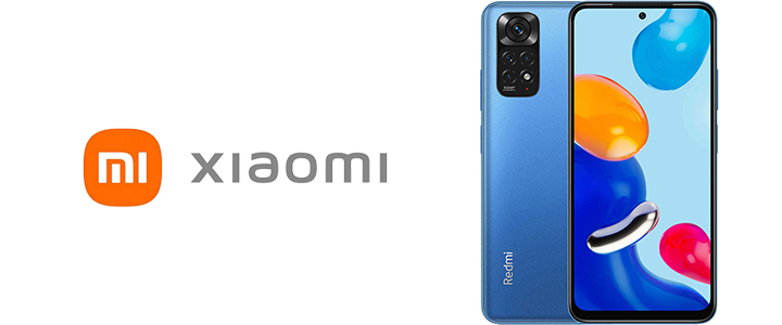 XIAOMI Redmi Note 11 37805, 6.43 Инча (1080 x 2400), Android 11, Octa-core, 4 GB, 128 GB, 50 MP + 8 MP + 2 MP + 2 MP / 13 MP, Син, MZB0AO3EU