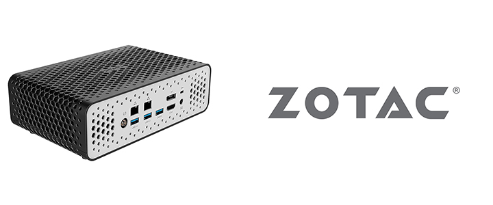 Настолен компоютър ZOTAC ZBOX CA621 Nano Mini-PC Barebone, AMD Ryzen 3 3200U, Radeon Vega 3, 2 x DDR4 SODIMM, HDMI, DP, Черен, ZBOX-CA621NANO-BE