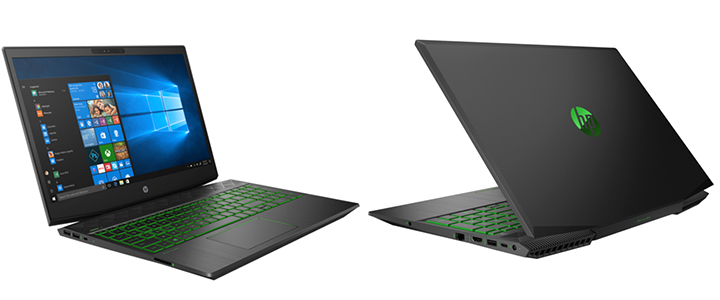Лаптоп, HP Pavilion Gaming Intel® Core™ i7 9750H (2,6 GHz up to 4,5 GHz with Intel®Turbo Boost, 12 MBCache, 6 cores) 8 GB DDR4-2666 SDRAM, 7JU34EA