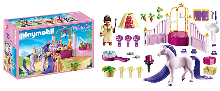 Комплект Плеймобил 6855 - Кралска конюшня, Playmobil, 2900130