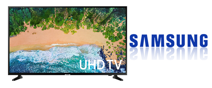 Телевизор Samsung 65 65NU7092 4K UHD LED TV, SMART, HDR, 1300 PQI, Mirroring, DLNA, DVB-T2CS2, WI-FI, 3xHDMI, 2xUSB, Black, UE65NU7092UXXH