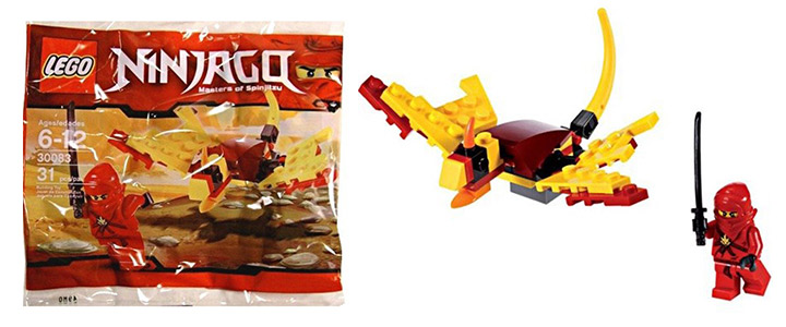ЛЕГО Нинджаго Дракони в оригинална опаковка  LEGO Ninjago Exclusive Mini Figure Dragon Fight, 30083