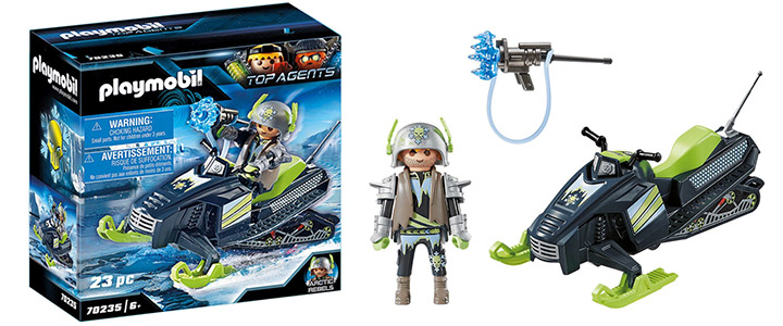 Комплект Playmobil 70235 - Арктически бунтовник със снегомобил, 2970235