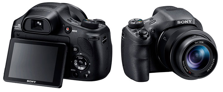 Цифров фотоапарат Sony Cyber Shot DSC-HX350 Черен + Sony CP-V3A Portable power supply 3 000mAh, Черен, DSCHX350B.CE3_CP-V3AB_PROMO