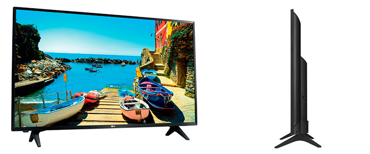 Телевизор LG 32LJ500V, 32 инча LED HD TV, 1920x1080, DVB-T2/C/S2, 200PMI, USB, HDMI, CI, Built in Game, Digital Recording, 2 Pole Stand, Черен, 32LJ500V