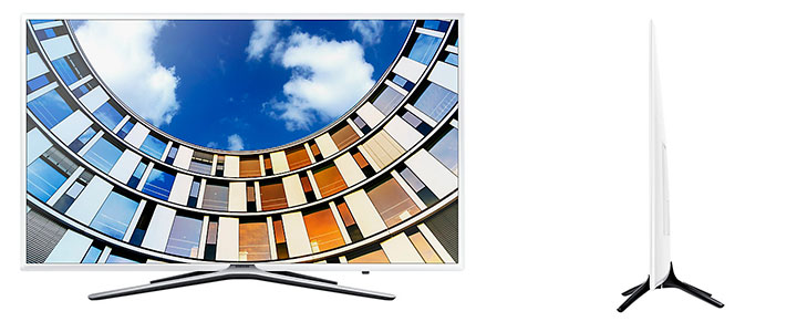 Телевизор Samsung 55 инча 55M5512 FULL HD LED TV, SMART, 800 PQI, DVB-T2,DVB-C, Wireless, Network, PIP, 3xHDMI, 2xUSB, Бял, UE55M5512AKXXH