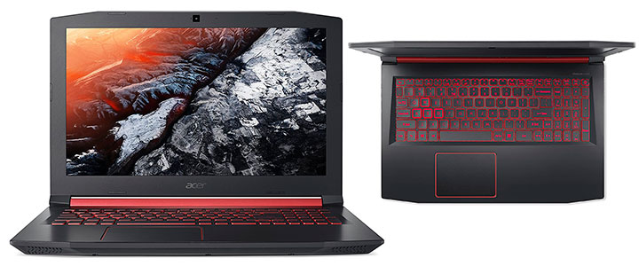 Лаптоп Acer Aspire Nitro 5, Intel Core i5-7300HQ (up to 3.50GHz, 6MB), 15.6 инча FullHD (1920x1080) IPS Anti-Glare, HD Cam, 8GB DDR4, 1TB HDD, NH.Q2ZEX.003