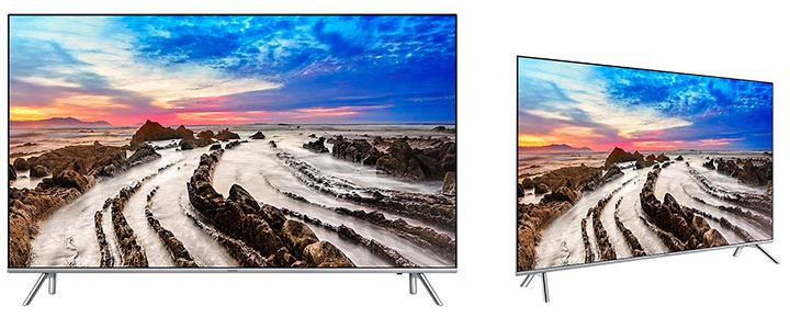 Телевизор Samsung 49 инча 49MU7002 4K Ultra HD LED TV, Smart, TIZEN, 2300 PQI, DVB-T/T2/ DVB-C/ DVB-S, WI-FI, PIP, 4xHDMI, USB, Сребрист, UE49MU7002TXXH